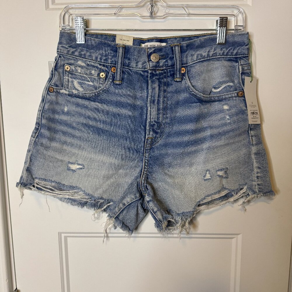 Women's AE77 Distressed Denim Shorts, Size 27 Waist, NWT